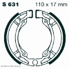 Preview: EBC S631 Premium Bremsbacken Suzuki CP 50 C