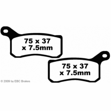 EBC FA462R Goldstuff Bremsbeläge KTM XC 525 Quad