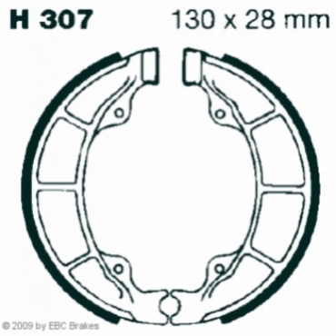 EBC H307G Premium Bremsbacken Water Grooved Polaris 90 Outlaw