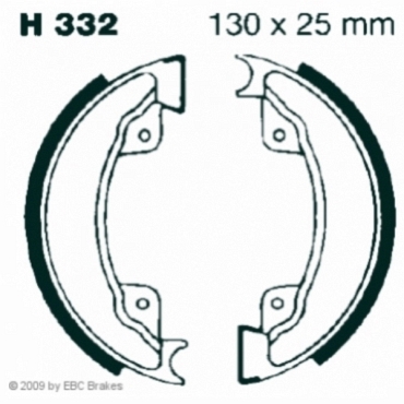 EBC H332 Premium Bremsbacken Honda XL 500 (RC)