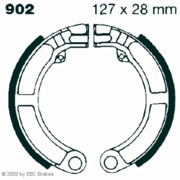 EBC V902 Premium Bremsbacken Piaggio 150 Super (VBC1)